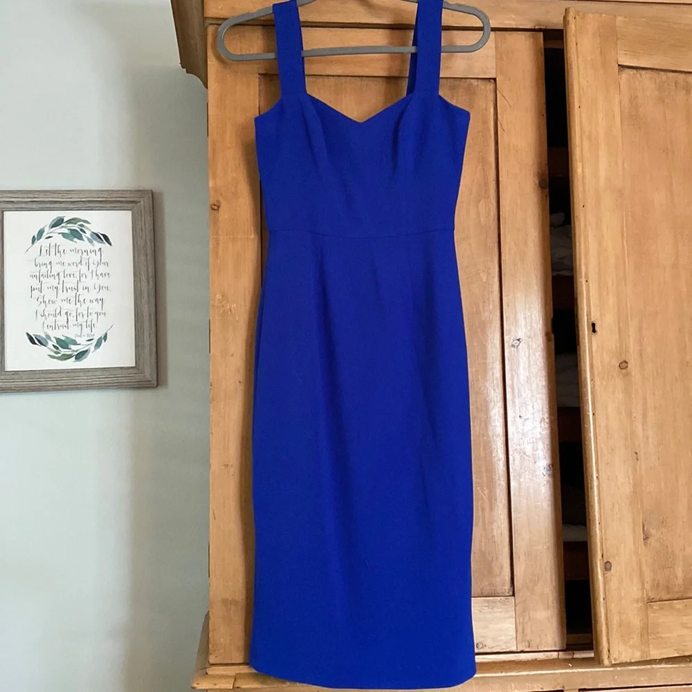 Dress the Population, Nicole Royal Blue Sweetheart Dress, XS - Picture 7 of 9
